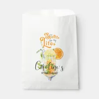 Cocktail Aperol Spritz Italian Style Bridal Shower Favor Bag