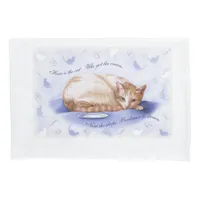 Cream Cat Pillowcase