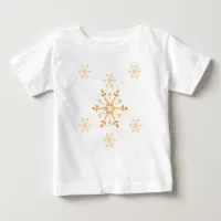 Snowflakes Baby Fine Jersey T-Shirt