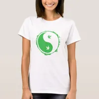 Weed Yin Yang T-Shirt