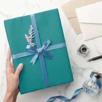 Solid Color Classic Teal Wrapping Paper