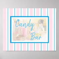 Candy Bar Wedding or Baby Shower Sign Poster