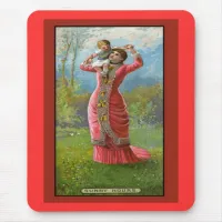 Vintage Mother's Day Sunny Hours Mouse Pad