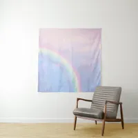 Rainbow of hope - pastel,   tapestry