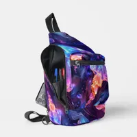 Colorful Under the Sea Jellyfish | Sling Bag