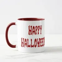 Happy Halloween Gore Text Mug