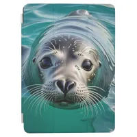 Cute Seal Sticking Head out of Water  iPad Air Cover