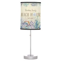 Custom Ocean Beach House Coastal  Table Lamp