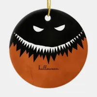 Halloween Monster Ceramic Ornament