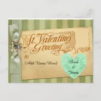 Personalize this Valentine's Day Postcard