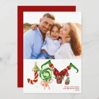 Cute Christmas Elf Joy Holiday Photo