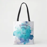 Bloom with Grace Pastel Fluid Colors Tote Bag