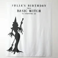 Basic Witch Halloween Birthday Party Backdrop