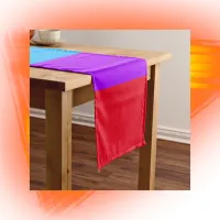 Neon Colourful Stripes |  Short Table Runner