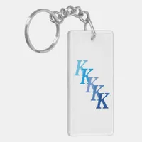 Keychain (acrylic) - Blue Name and Letters