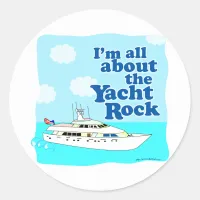 Yacht Rock Classic Round Sticker