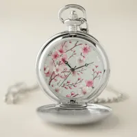 Cherry Blossom Pocket Watch