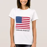 Celebrate American Flag T-Shirt