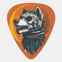 Spooky Werewolf Guitar Pick