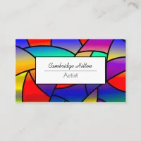 Church Stained Glass Business Card
