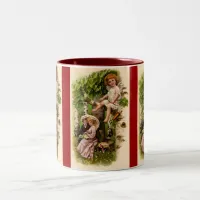 Cupid & Couple Vintage Valentine's Mug