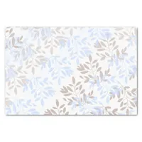 Modern abstract floral botanical leaf tissue paper