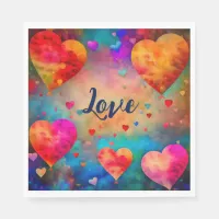 Valentine's Day Colorful Vintage Hearts