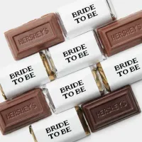 Thumbnail for Elegant Bachelorette Party Black And White Name Hershey's Miniatures