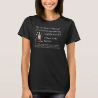 Fitness Is My Passion Funny Wine Quote T-Shirt