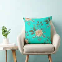 Floral Pattern - Throw Pillow