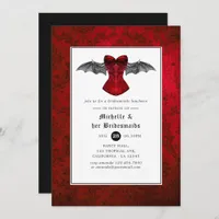 Gothic Wedding Bridesmaids Luncheon Invitation