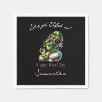 Sassy Elf Squad Christmas Girls Night Out Birthday Napkins