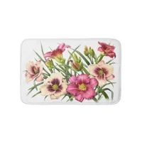 Daylily Bouquet Rubies Bath Mat