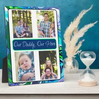 Personalized Our Daddy, Our Hero Plaque