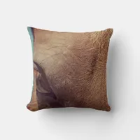 Horse Eye Throw Pillow