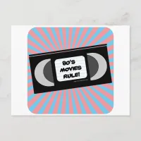 Eighties Movies Rule Postcard