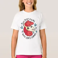 Just A Girl Who Loves Llamas T-Shirt