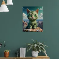 Green Kitten’s Galactic Adventures Poster