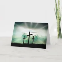 Personalized Religious Easter Card