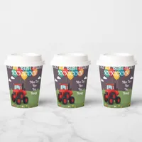 Birthday Party Personalized Paper Cups