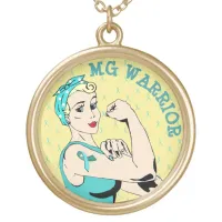 Myasthenia Gravis Awareness Necklace Charm