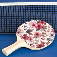 Cherry Blossom Ping Pong Paddle