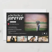 First Day of Forever Movie Poster 5 Photo Wedding Invitation