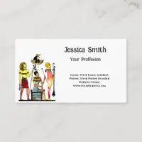 Ancient Egypt Pharaohs Lavish Ormamentation Business Card