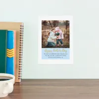 Happy Father's Day Personalized Photo Print Gift