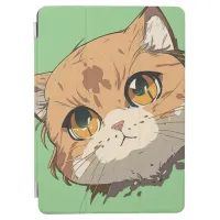 Anime Cat Face iPad Air Cover