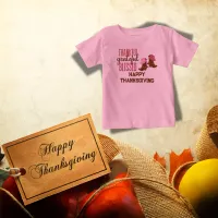 Thankful, Grateful, Blessed, Happy Thanksgiving |  Baby T-Shirt