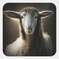 Sweet Ewe Square Sticker