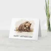 *~* Cub AP72 Photo MAMA BEAR  Mother's Day Card