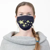 Golden Starburst Adult Cloth Face Mask